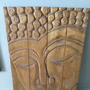 Wooden Buddha Wall Art- SOLD!